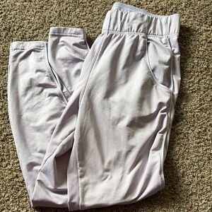 Gymshark Purple Joggers with Elastic Waistband and Lightweight Fabric